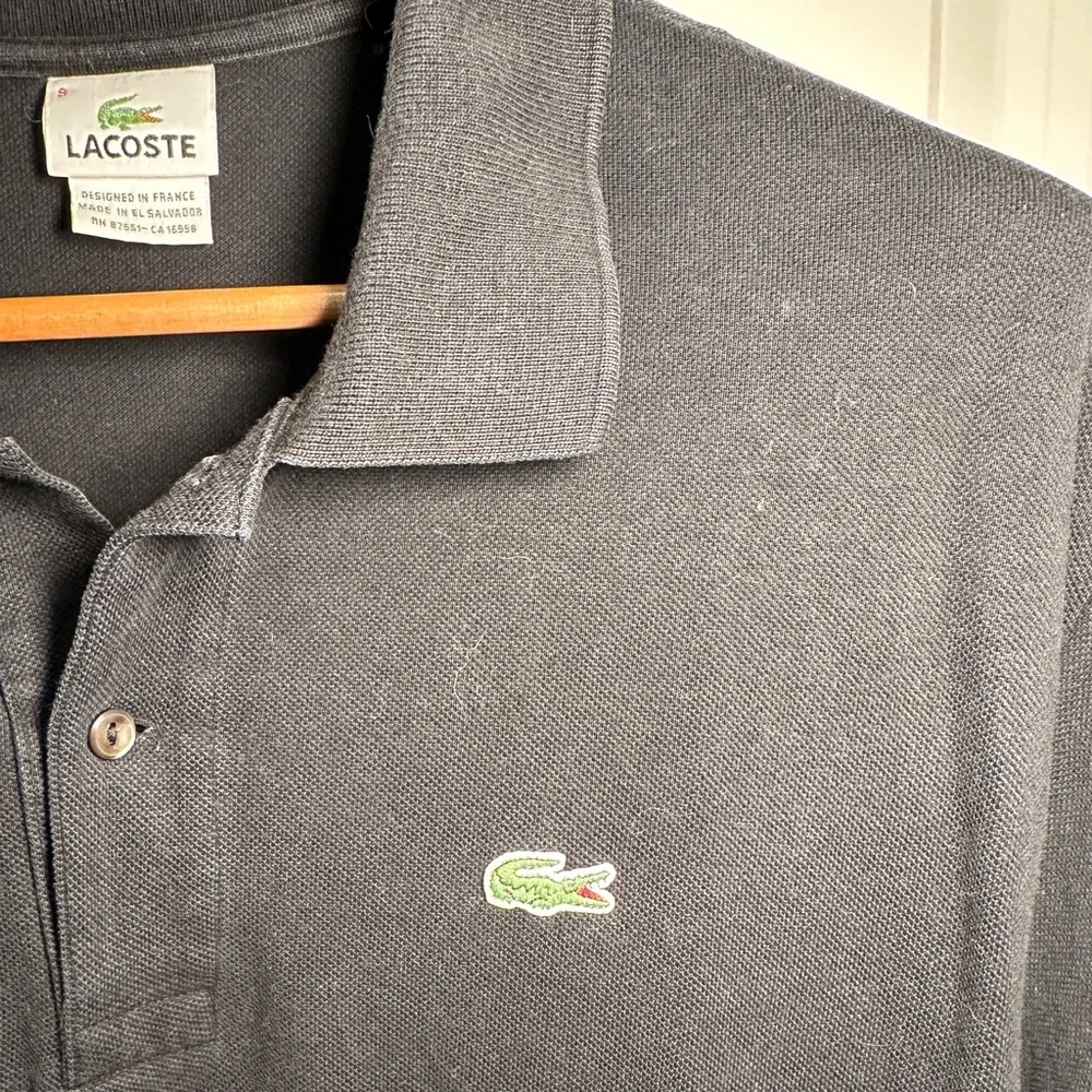 LACOSTE - Classic Black Polo, Men’s Size 3XL - Picture 5 of 9